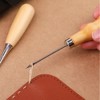YFFSFDC 14 PCS Leather Technique Leather Tool Set, Hand Sewing