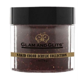 Glam & Glits Naked Color Acrylic Powder (Cream) 1 oz Merlot-a-go Go - NCAC438