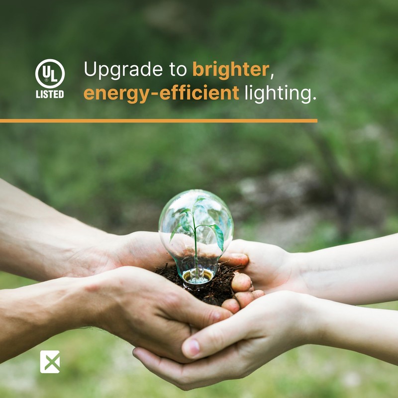 Xtricity R14 Dimmable LED Light Bulbs, E26 Base, 4.5W (40