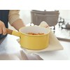 Japanese Pot Towel, Red Line, 1.7 x 3.7 inches (43