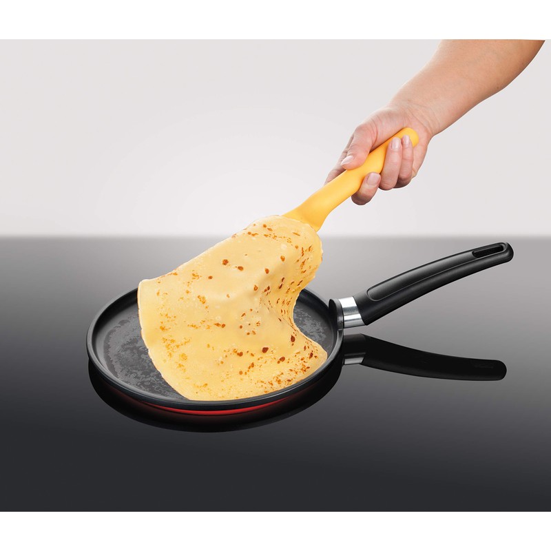 Tescoma Crepe Turner mit Querstange, Plastik, gelb, 34.7 x 14