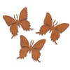 Embellish Your Story 100853 Rustic Butterfly Magnets Set 3