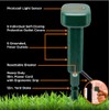 JASCO MTS Photocell Stake Timer, Outdoor, 6 Grounded Outlet, Green,