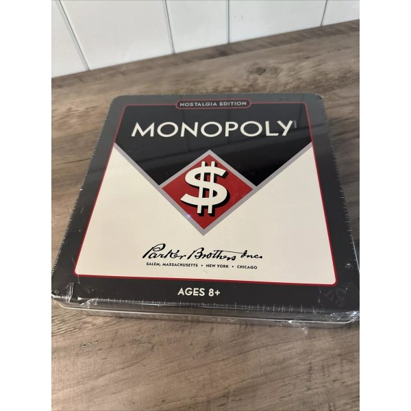 Winning Solutions Monopoly Boardgame Nostalgia Edition in Collectible Tin by