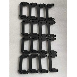 8PCS for Milwaukee Packout Cleats, Cleat 'n' Feet Cleats Compatible with Milwaukee Packout System, MountTool Box Storage System Anywhere NyVoozy (8, black)