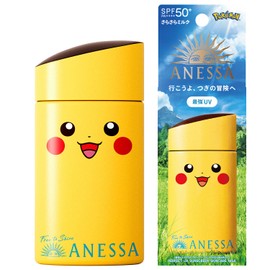 Anessa (ANESSA) 【April 25, 2025 Release】 Perfect UV Skin Care Milk NA "Pokemon Collaboration Limited Package" (Pikachu) Fruity Floral Scent Body 60mL