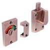 Partition Door Lock with Handle Public Toilet Restroom Bolt Lock