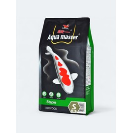 Aqua Master Koi Staple Fish Food Small Pellet, 11-Pound