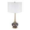 D15x29 Table Lamp with Glass Drum Shade Assembly RequiredColor: as