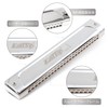 East Top T2406S-C Duplicate Harmonica Tremolo Harmonica 24 Hole Brass