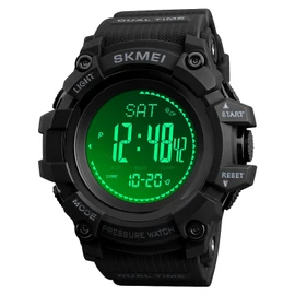 AOSLSI Watch Compass, Altimeter Barometer Thermometer Temperature, Pedometer, Military Army Waterproof Outdoors Sport Digital Watch for Men