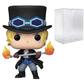 POP One Piece - Sabo Funko Vinyl Figure (Bundled with Compatible Box Protector Case) Multicolor 3.75 inches