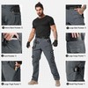 NATUVENIX Tactical Pants for Men Stretch, Ripstop Work Pants for