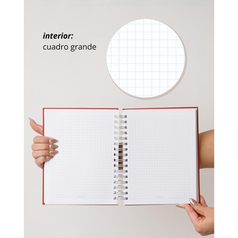 Libreta de Cuadro 150 Hojas 300 páginas Hazlo por ti