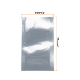 Rebower Anti Static Bags ESD Shielding Bags Reusable, [for Electronic Device GPU Hard Drive SSD HDD Motherboard] - 2x4inch/25pcs