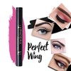 2 Packs Super Slim Precise Felt Tip Liquid Eyeliner Pen