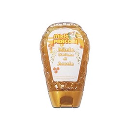 350gr Miele di Acacia in bottiglietta richiudibile. 100% italiano di alta qualità. Ottimo anche come dolcificante.