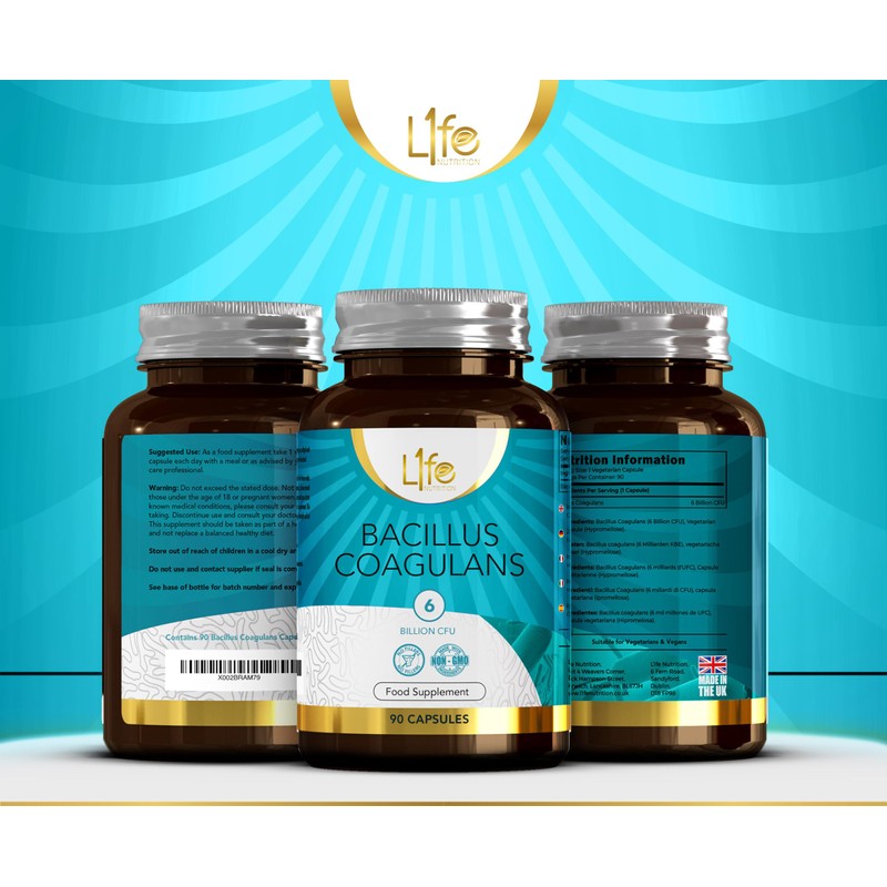 LN Bacillus Coagulans | 90 High Strength Spore Probiotic Capsules
