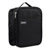 DAWAN freezable Insulated lunch bag,Built in detachable ice pack, Black,