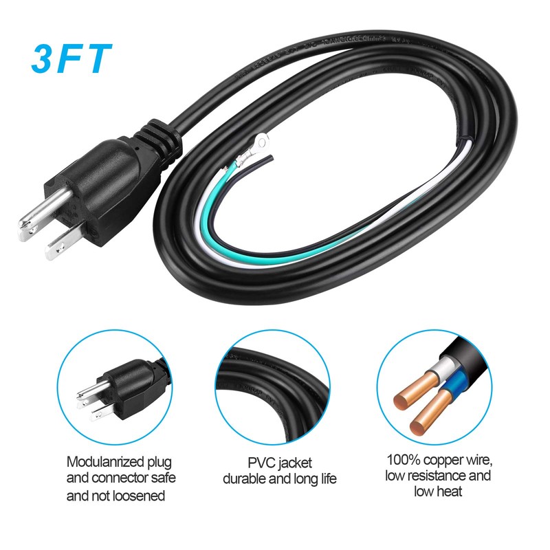 Garbage Disposal Air Switch Kit with Power Cord Kit, Sink