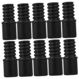 Ipetboom 10pcs Threaded Tip Adapter for Extension Poles Sturdy Broom Handle Tips Secure Replacement for Use Versatile Cleaning Tool Accessories for Home and Office