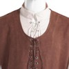 5 Pcs Men's Pirate Costume Set Renaissance Medieval Shirt Vest