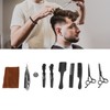 Hair Cutting Scissors Kit Clip Clipper Holder Comb Stainless Steel