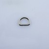 HAND® Silver Tone 14 mm Small D Ring Buckle -