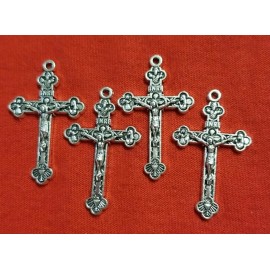 LOT OF 25 Cross Stainless Steel  Catholic Jesus Crucifix Pendant