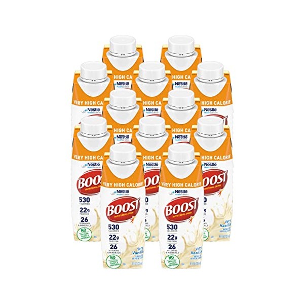 BOOST MEAL_REPLACEMENT_BEVERAGE (Vanilla, 8 Fl Oz (Pack of 12))