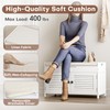 WARMHONIU Shoe Storage Bench with Lift Top Storage, Entryway Bench