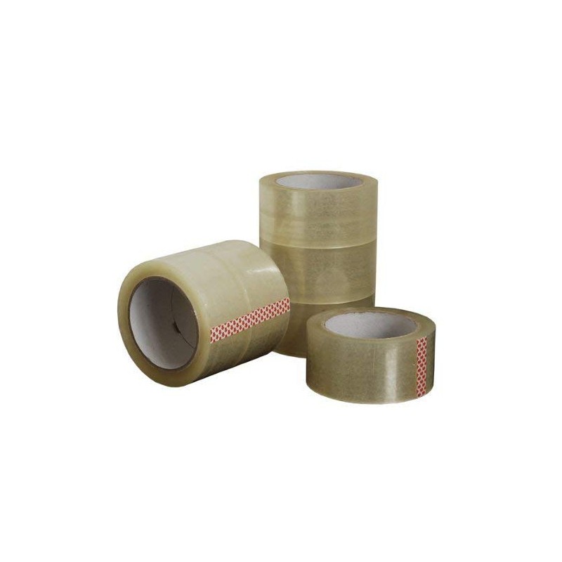 Generic 6 Rolls of Parcel Tape Packing Tape Clear 50