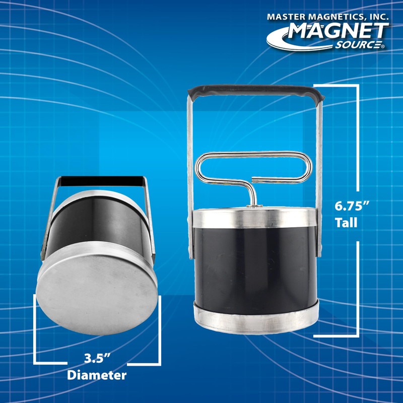 Master Magnetics Light-Duty Magnetic Bulk Parts Lifter with Release, 3.50""