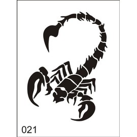 Airbrush tattoo stencil M021