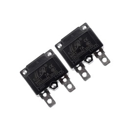 RKURCK RKURCK 7 Amps Thermal Circuit Breakers 125/250VAC 32VDC Automatic Reset Relay Fuse Current Overload Protector Switch 7A 2 Pack