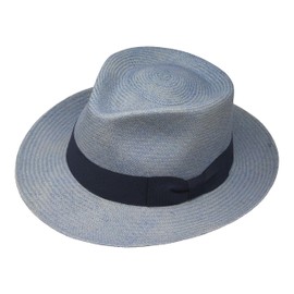 Borges & Scott Faded Blue - Sundowner Panama Hat - L
