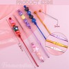 Framendino, 6 Pack DIY Beadable Crochet Hooks Knitting Needles Set