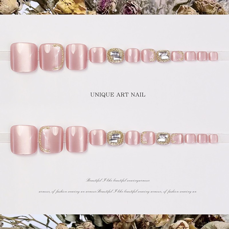 Nail Tip, 24 Pieces, Thumb Nail Seal, Foot False Nail,