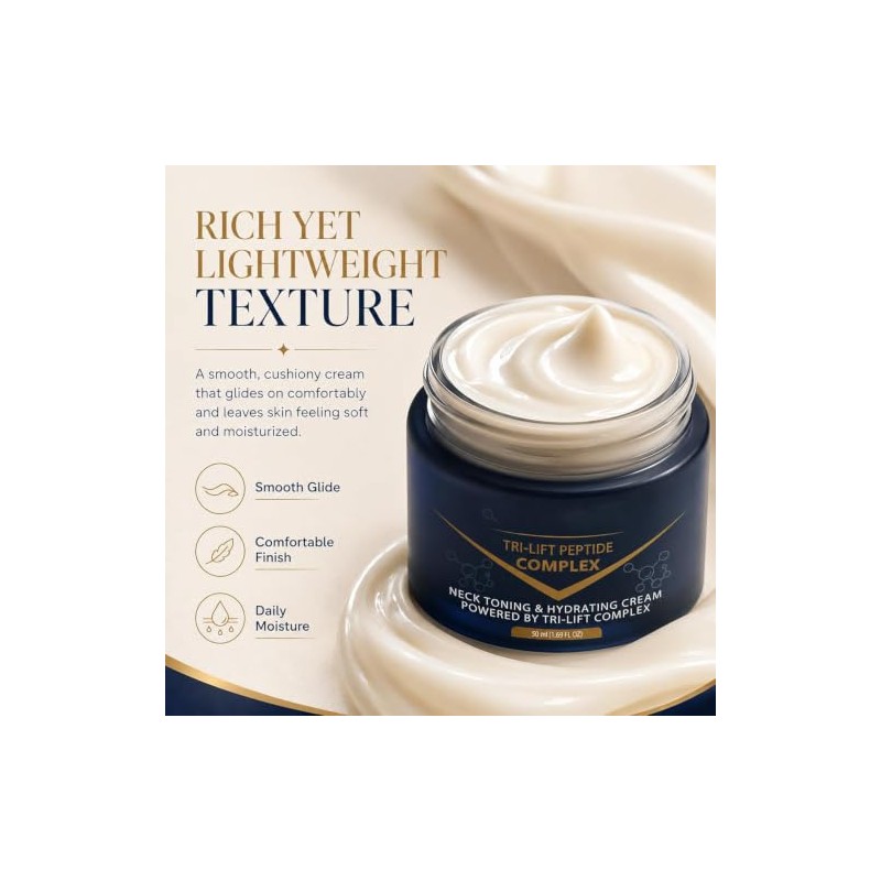 Tri-Lift Peptide Complex Firming Cream - Anti Aging Moisturizer