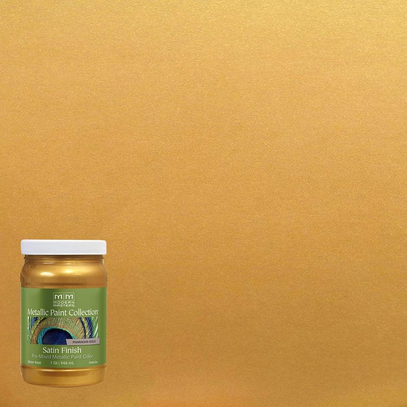 qt Modern Masters ME660 Pharaohs Gold Metallic Paint Collection, Satin