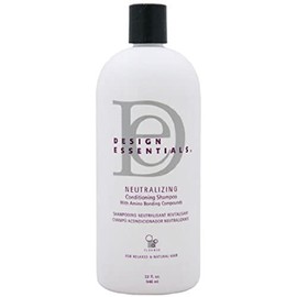 Design Essentials Milk & Honey Neutralizing Conditioning Shampoo – Professional Neutralizing Shampoo with Color Indicator for Relaxed Hair, 32 fl oz