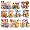 Miniature Cat and Dog Puppy Kitten Fox Figures Pet compitable