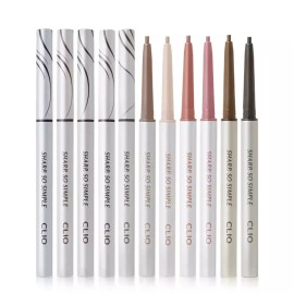 Clio 클리오 샤프 쏘 심플 워터프루프 펜슬 라이너 (NEW) [04 다크브라운] Clio Sharp So Simple Waterproof Pencil Liner (NEW) [04 Dark Brown]