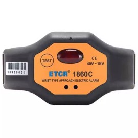 ETCR 손목형 활선경보기 고압 검전기 전류 500KV 고전압 ETCR1860 Wrist-type Live Line Tester High Voltage 500KV Detector ETCR1860 [A. ETCR1860C 40V1KV H Vo r Wr Mou N]