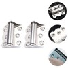 Mipcase 2Pcs Self Closing Door Hinge, Stainless Steel Spring Hinges