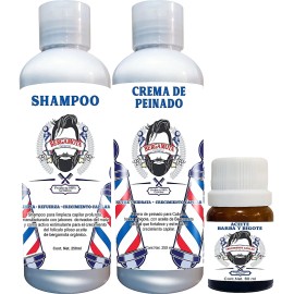 Shampoo De Bergamota, Crema Peinado Bergamota, Aceite