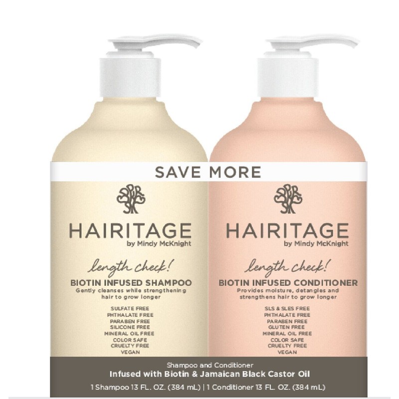 Hairitage Length Check Biotin & Castor Oil Set
