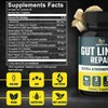 Gut Repair Supplement - 120 Capsules - L-Glutamine, Slippery Elm