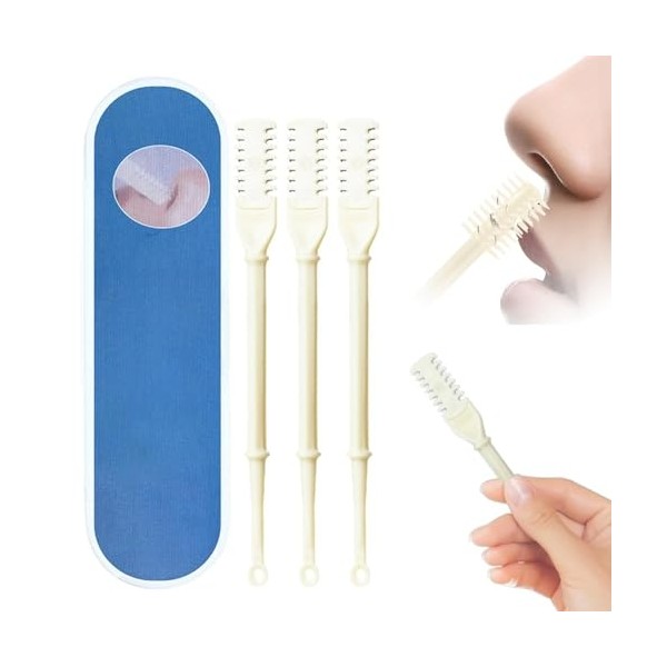 2 in 1 Nasal Hair Cutter, 360° Rotating Nose Hair