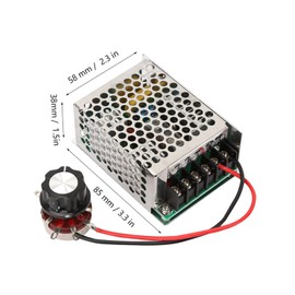 Regulator Motor 4KW DC Regulator Bridge Rectifier with Capacitor, 220V DC Motor Speed Controller DC Motor Control 2000W Single Phase Motor Controller